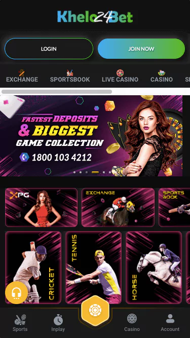 Khelo24Bet app screenshot